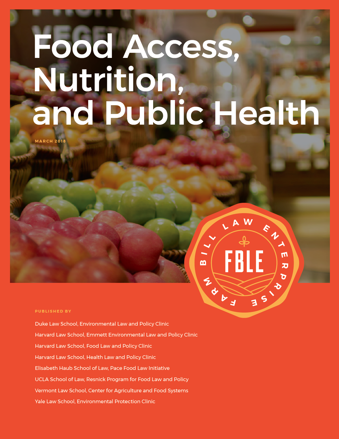 Food Access, Nutrition, and Public Health