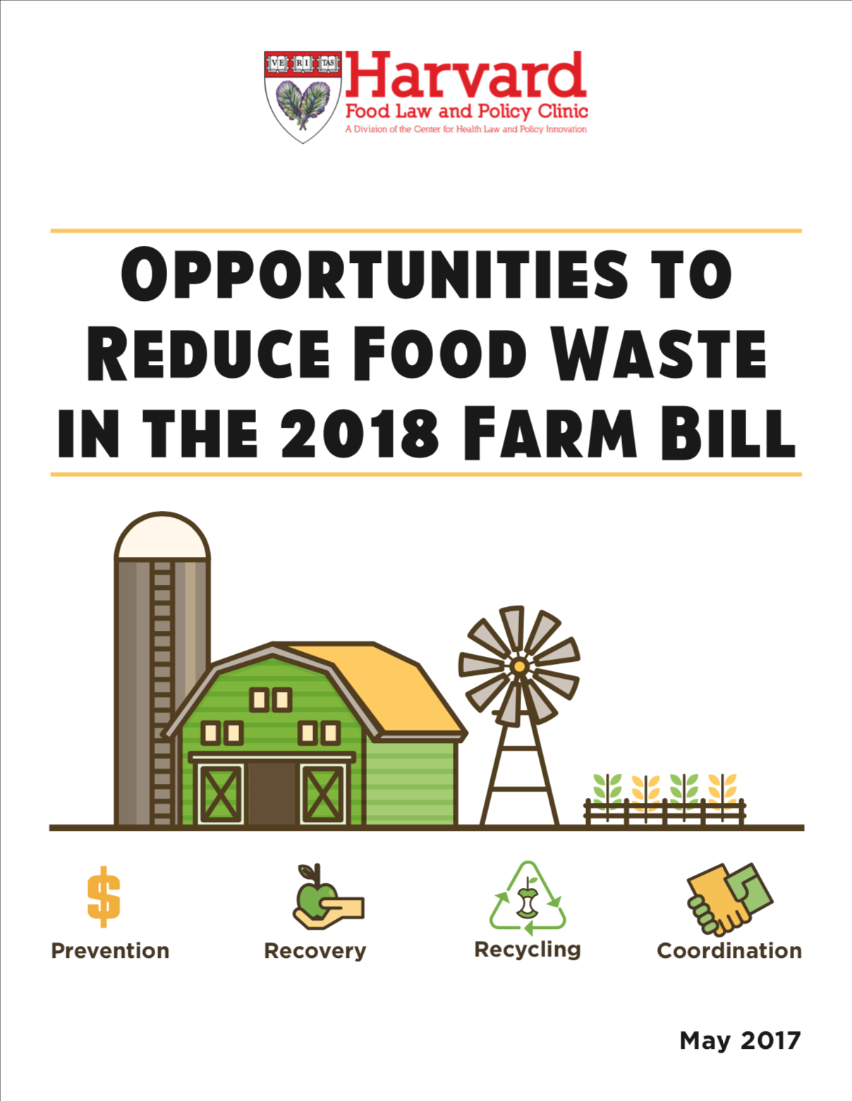 Opportunities to Reduce Food Waste in the 2018 Farm Bill